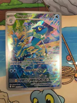 Pokemon Frogadier Chaos Rising Illustration Rare 089/086 - Image 1