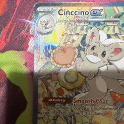 The Pokemon Company Cinccino EX 119/086 CRI Holo Stage 1 240 HP English Card - Image 4