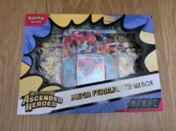 Pokemon Ascended Heroes Mega Feraligatr Ex Box🔥 Brand New. Sealed - Image 1