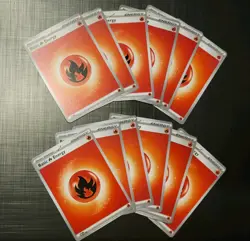 Pokemon TCG Basic Fire Energy Lot x12 Cards - Image 1