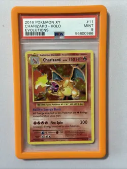 Pokemon XY Evolutions Charizard Holo Rare #11 BGS 9 Mint 2016 - Image 1