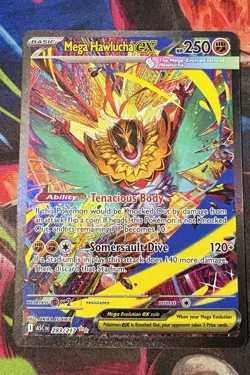 Mega Hawlucha EX #283/217 SIR Ascended Heroes Pokemon English NM - Image 1