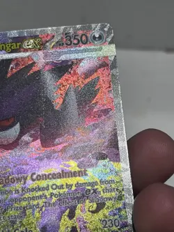 Pokemon Ascended Heroes Mega Gengar 284/217 EX SIR Special Illustration Rare NM+ - Image 3