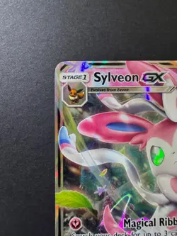 Sylveon GX 92/145 Guardians Rising Ultra Rare Holo TCG Pokemon Card - Image 2