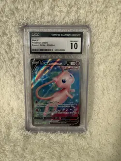 Mew V Pokemon (2021) Fusion Strike - 250/264 CGC 10 - Image 1