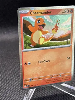 Pokemon Charmander 020/217 Cosmos Holo Promo Ascended Heroes Tech Sticker TCG - Image 3