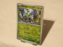 Pokemon TCG Virizion 015/159 – SV09 Journey Together Uncommon Reverse Holo Card - Image 2