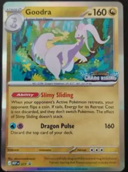 Goodra Holo Prerelease Promo Chaos Rising - Pokemon MEP 077 - Image 1
