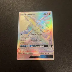 Palkia GX 165/156 Secret Rare SM Ultra Prism Mint/Near Mint Pokemon TCG Card - Image 1