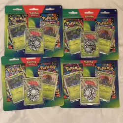 LOT OF 4- Pokemon ENHANCED 2-PACK BLISTER - Oddish Vileplume Gloom - SEALED - Image 1