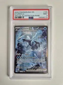 PSA 9 Kyurem ex 165/086 Black Bolt Special Illustration Rare Pokemon TCG MINT - Image 1