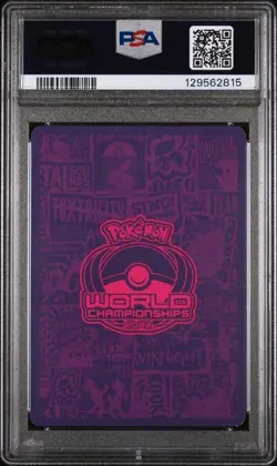 2023 POKEMON 2022 WORLD CHAMPIONSHIPS DECK: THE SHAPE OF MEW #114 MEW VMAX PSA 7 - Image 2