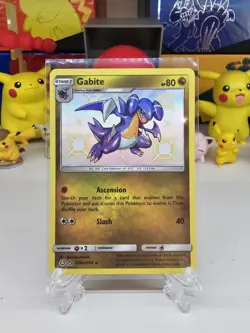 Gabite SV39/SV94 Hidden Fates: Shiny Vault Holo Pokemon Card - NM - Image 1