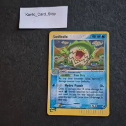 Pokemon Ludicolo 7/100 Holo Rare NM/LP EX Sandstorm 2003 Nintendo Stage 2 90 HP - Image 1