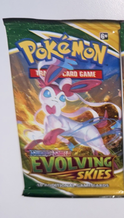 Pokemon TCG Evolving Skies pack Sylveon Art Sealed Pack - Image 2