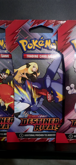 Pokemon TCG: Scarlet & Violet - Destined Rivals Sleeved Booster -Set of 4 Arts - Image 3