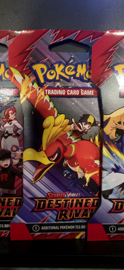 Pokemon TCG: Scarlet & Violet - Destined Rivals Sleeved Booster -Set of 4 Arts - Image 4