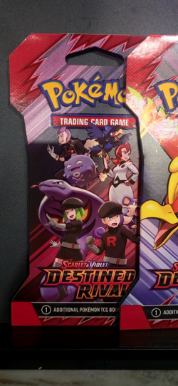 Pokemon TCG: Scarlet & Violet - Destined Rivals Sleeved Booster -Set of 4 Arts - Image 5