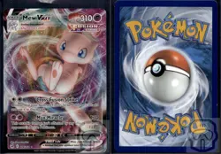 Mew VMAX 114/264 Holo VMAX Rare Fusion Strike Pokemon Holo NM/M - Image 2