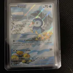 Pokemon TCG Piplup 098/094 Me02 Phantasmal Flames Illus Rare Holo - Image 1