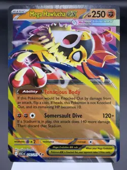 Mega Hawlucha ex 116/217 - Ultra Rare Holo - Ascended Heroes Pokemon Card MINT - Image 1