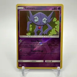 Sableye 96/214 Pokemon Sun & Moon 2018 Lost Thunder Unlimited Reverse Holo LP - Image 1