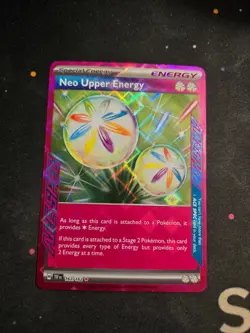 Neo Upper Energy 162/162 ACE SPEC Rare Temporal Forces Pokemon NM - Image 1