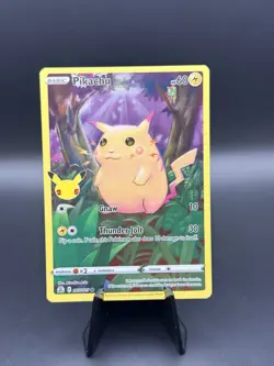 Pokemon Card Pikachu 005/025 Celebrations FULL ART HOLO RARE - Image 1