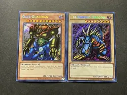 Gate Guardian + Tri-Horned Dragon | Secret Rares | 25th Anniversary | YuGiOh! - Image 1
