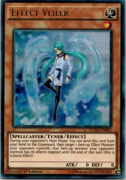 Yugioh Effect Veiler DUSA-EN083 1st Edition Ultra Rare NM - Image 1