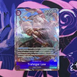 One Piece Trafalgar Law OP05-069 Alt Art SR - Awakening of the New Era NM ENGLIS - Image 1