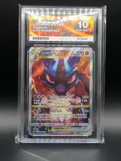 ACE GEM MINT 10 - Lucario VSTAR - SWSH291 - CROWN ZENITH - Pokemon TCG - Image 1