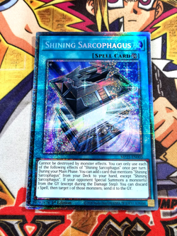 Shining Sarcophagus mp25-en005 1st Edition (NEW) Starlight Rare Yu-Gi-Oh! - Image 1