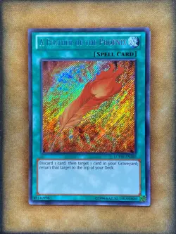 Yugioh A Feather of the Phoenix LCYW-EN280 Secret Rare NM - Image 1