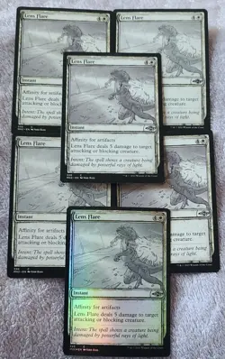 MTG MH2 Lens Flare LOT of 6 NEW Card# 330 (1) FOIL PROMO (5) Reg Free Shipping - Image 1