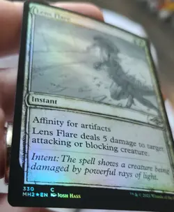MTG MH2 Lens Flare LOT of 6 NEW Card# 330 (1) FOIL PROMO (5) Reg Free Shipping - Image 3