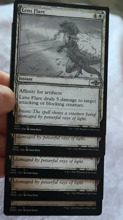 MTG MH2 Lens Flare LOT of 6 NEW Card# 330 (1) FOIL PROMO (5) Reg Free Shipping - Image 5