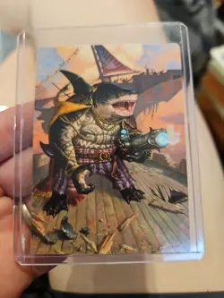 MTG Aetherdrift Captain Howler Sea Scourge Art Card 4/54 Art Series PACK FRESH - Image 1