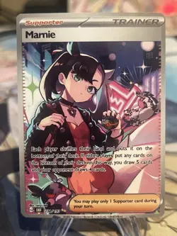 Marnie Full Art Pokemon Anime Waifu Doujin ACG DIY Trainer Art card - Image 1