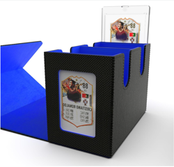 MTG Commander Card Deck Box PU Leather Holds 280+ Single-Sleeved Cards Included - Image 1