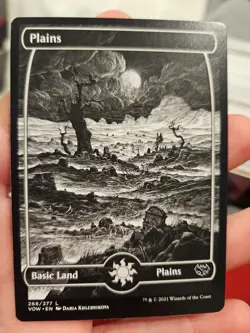 MTG VOW Innistrad Crimson Vow Plains #268 Full Art PACK FRESH Free Shipping - Image 1