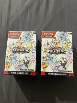 2x Pokemon TCG Scarlet & Violet Prismatic Evolutions Booster Bundle New + Sealed - Image 1