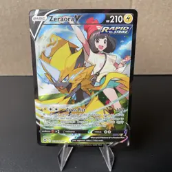 Zeraora V TG16/TG30 Ultra Rare Pokemon TCG Silver Tempest Trainer Gallery NM - Image 1