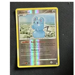 Pokemon Company Azurill 69/130 Diamond & Pearl Common Basic Reverse Holo ENG - Image 1