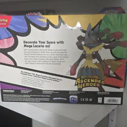 Pokemon TCG Mega Evolution Mega Lucario Promo Booster Box English - Image 2