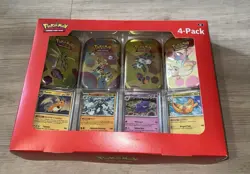 Pokemon TCG: Scarlet & Violet 151 Mini Tins 4 Pack Sams Club Exclusive Sealed - Image 4