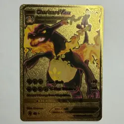 Pokemon Fan Art Charizard VMAX Gold Foil Collectible Non-TCG G-Max Wildfire - Image 3