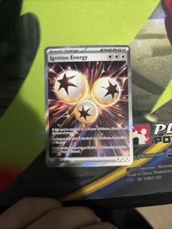 Pokemon Cards Ignition Energy 124/094 Phantasmal Flames Ultra Rare NM - Image 1