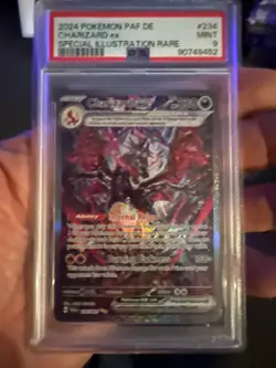 Pokemon TCG Charizard EX Paldean Fates Sir 234/091 PSA 9 - Image 1
