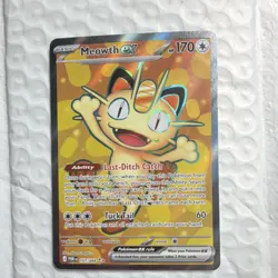 Pokemon Company Meowth ex 107/088 Ultra Rare Holo 170 HP Basic ENG EX - Image 1